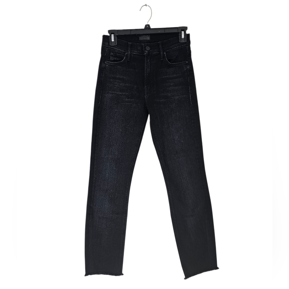 MOTHER The Mid‎ Rise Dazzler Ankle Deep End Dark Blue Skinny Jeans 26 Preowned